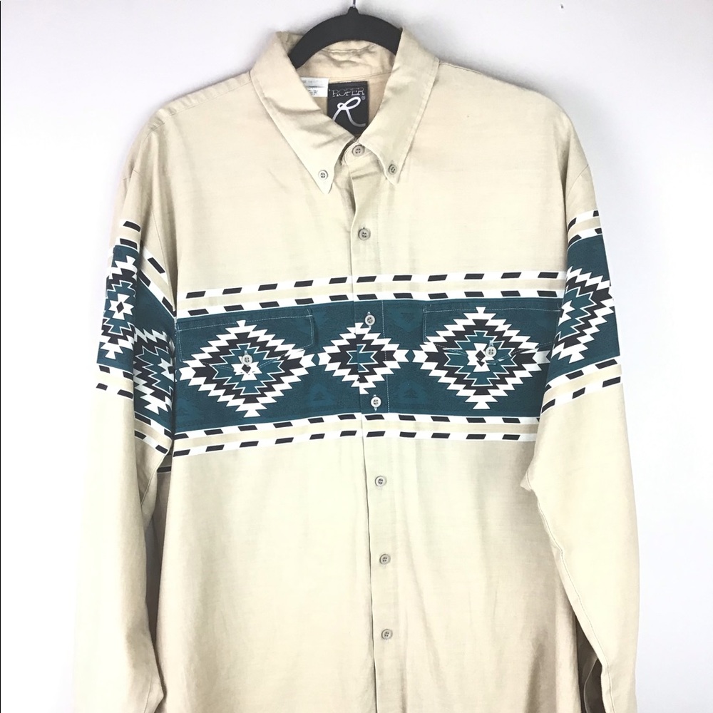 Vintage Roper | Southwest Button Down Shirt Sz XL